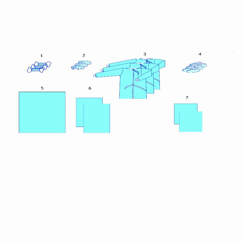 Комплект одягу та покриттів операційних хірургічний №13 Taipan-Pharm стерильний